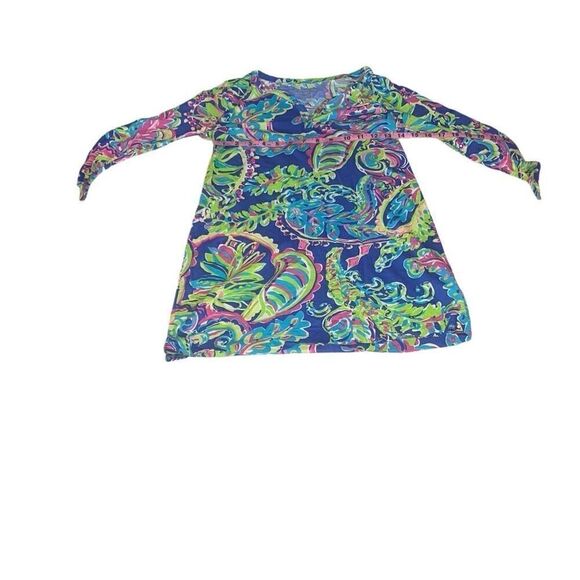 Lilly Pulitzer Girls Mini Palmetto Dress in Toucan Play size XL 12-14 X-Large - Picture 4 of 6